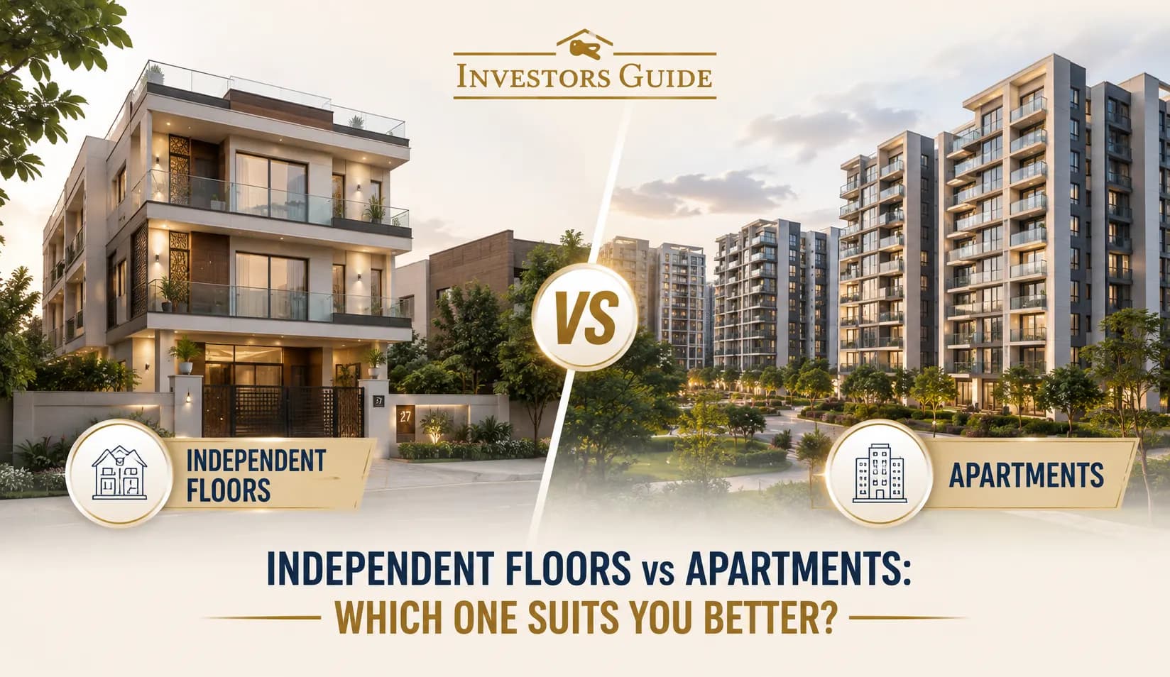 Independent Floors vs Apartments: Which One Suits You Better?